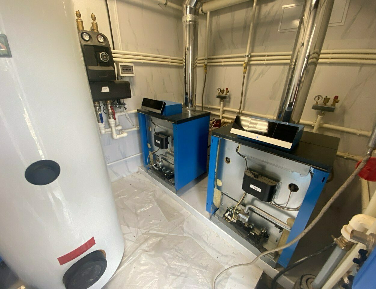 Монтаж систем отопления, водоснабжения